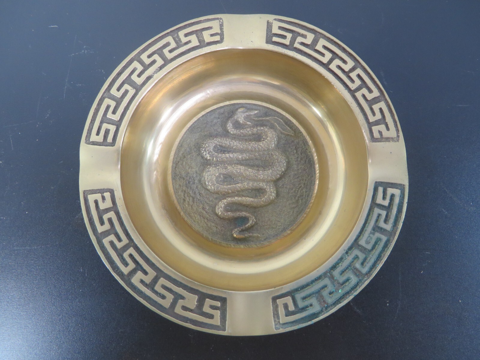 Vintage Brass Ashtrays Chinese New Year Zodiac Symbols Astrological Set Of 6