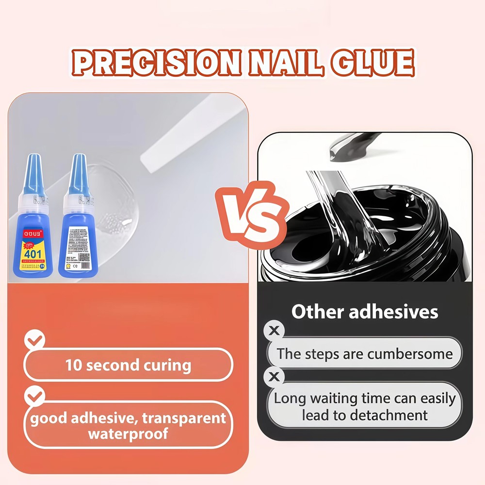 401 Instant Super Glue 20ML Fast Strong Adhesive Multi Purpose Clear Fix