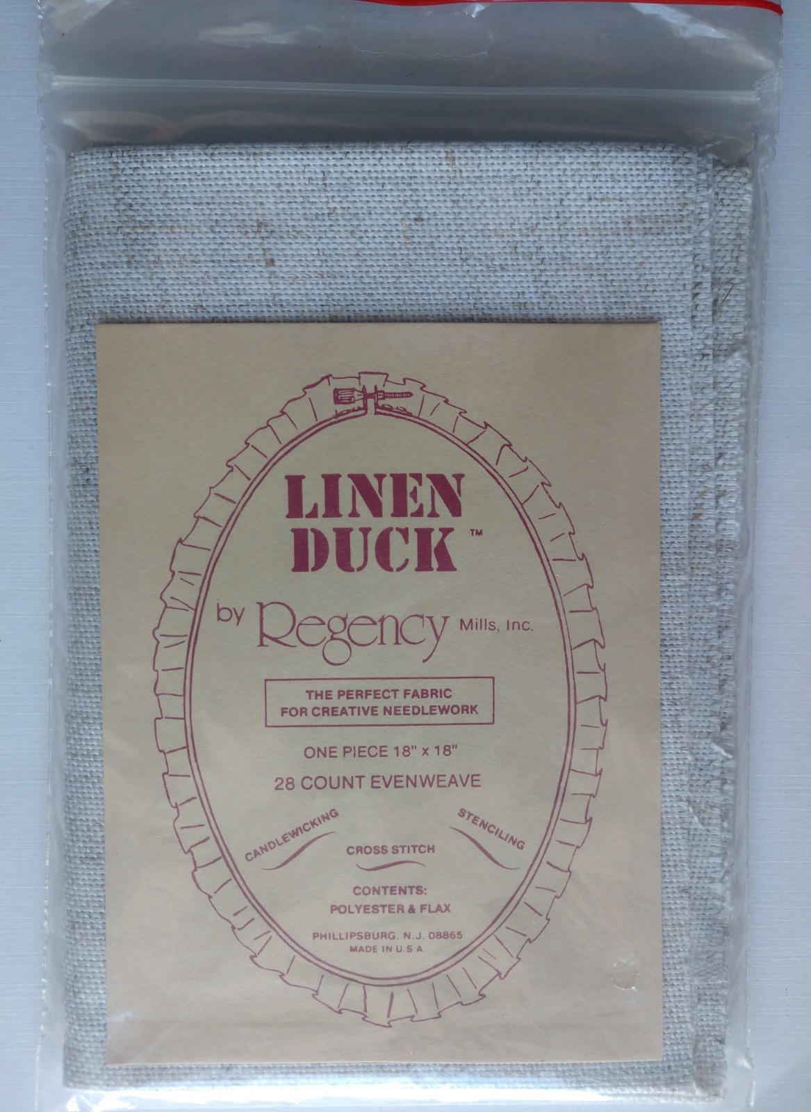 Linen Duck Cross Stitch 28 Count Evenweave 18 x 18 inch