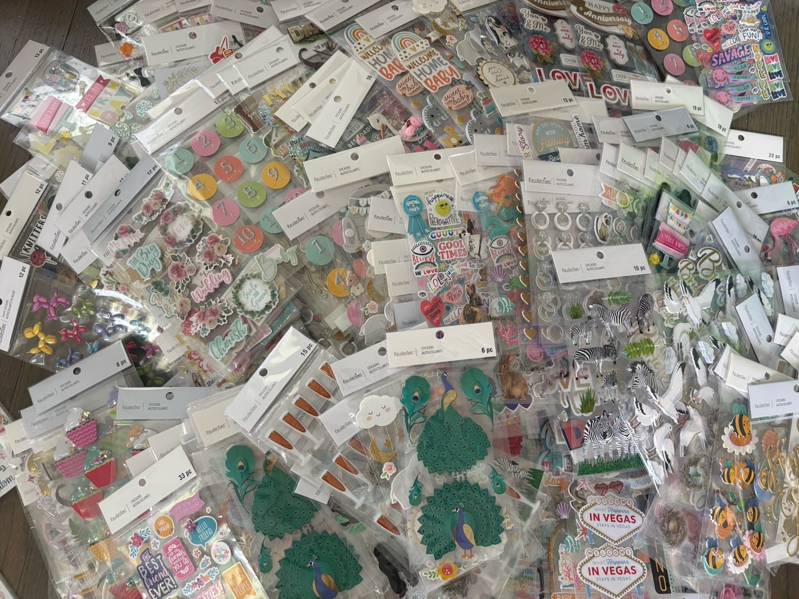 Recollections Stickers Lot Of 1,150 Pkgs New