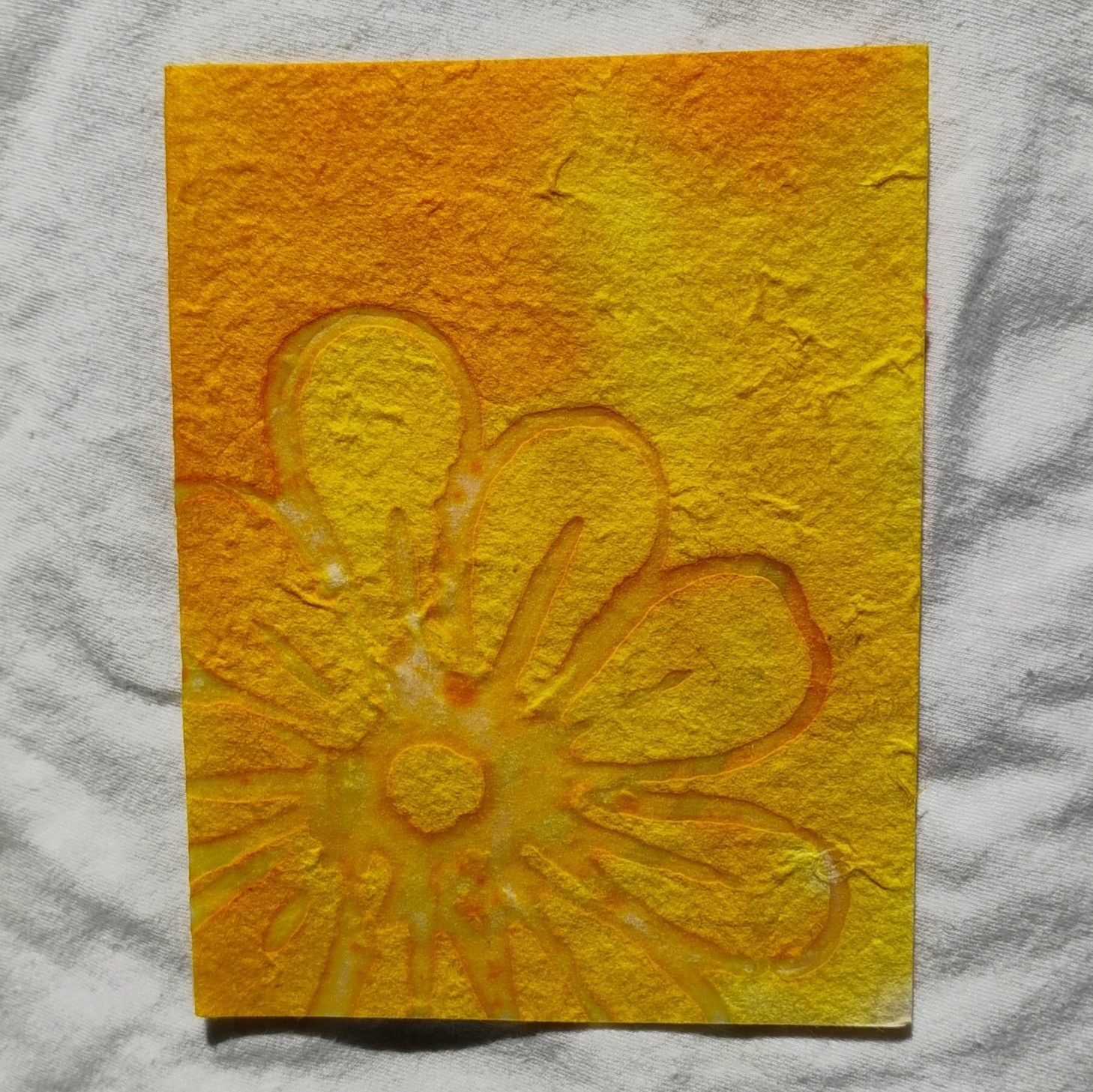 Handmade Paper Blank Greeting Cards, (10) Assorted Unique Designs w/ Envelopes.