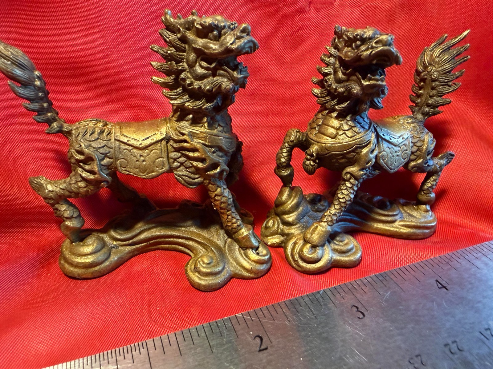 1 Pair Bronze Rider Collectible