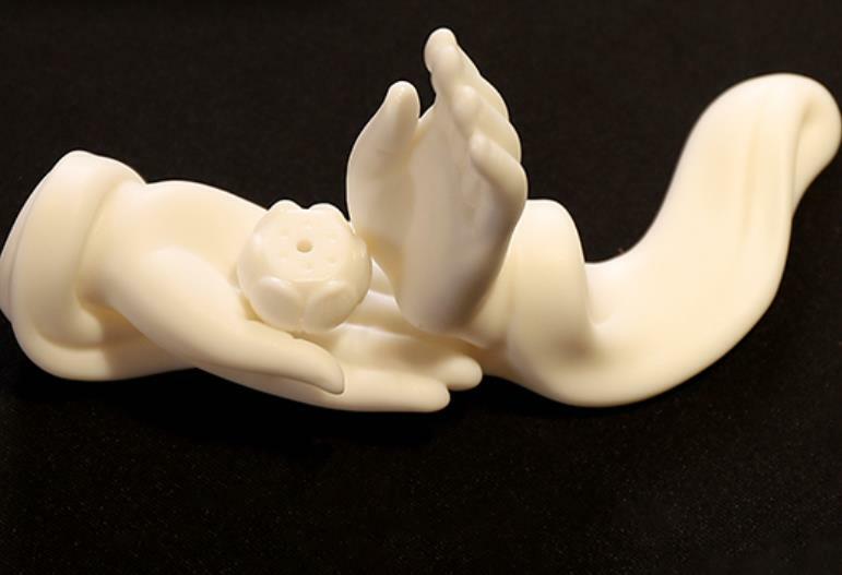 4.9″ China White Porcelain Ceramics Buddha’s-hand Censer Figurine Statue Statues