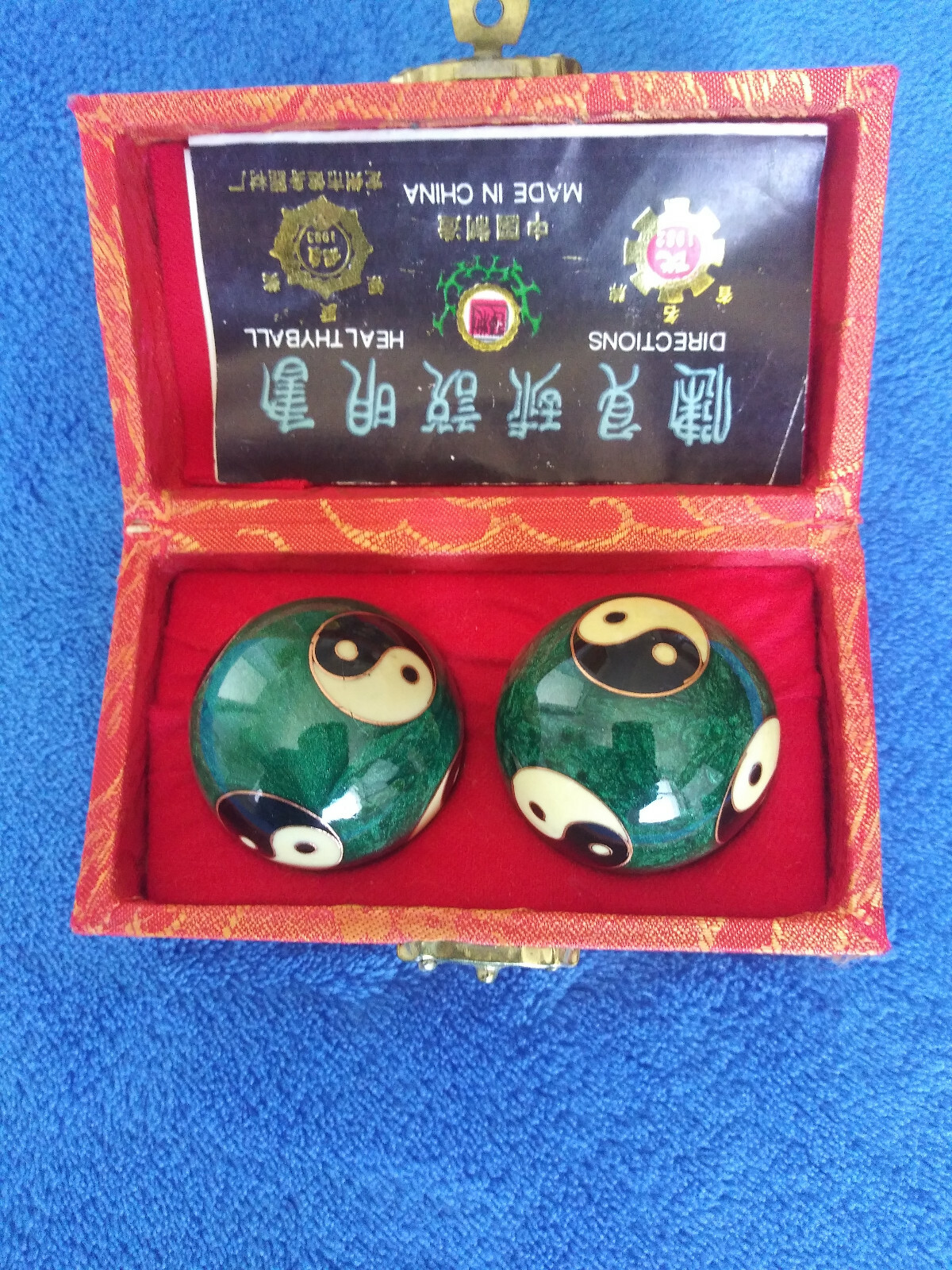 Healthy Ball Lotus Pond – Health Exerciser Muscle Strength Meditation Iron Balls