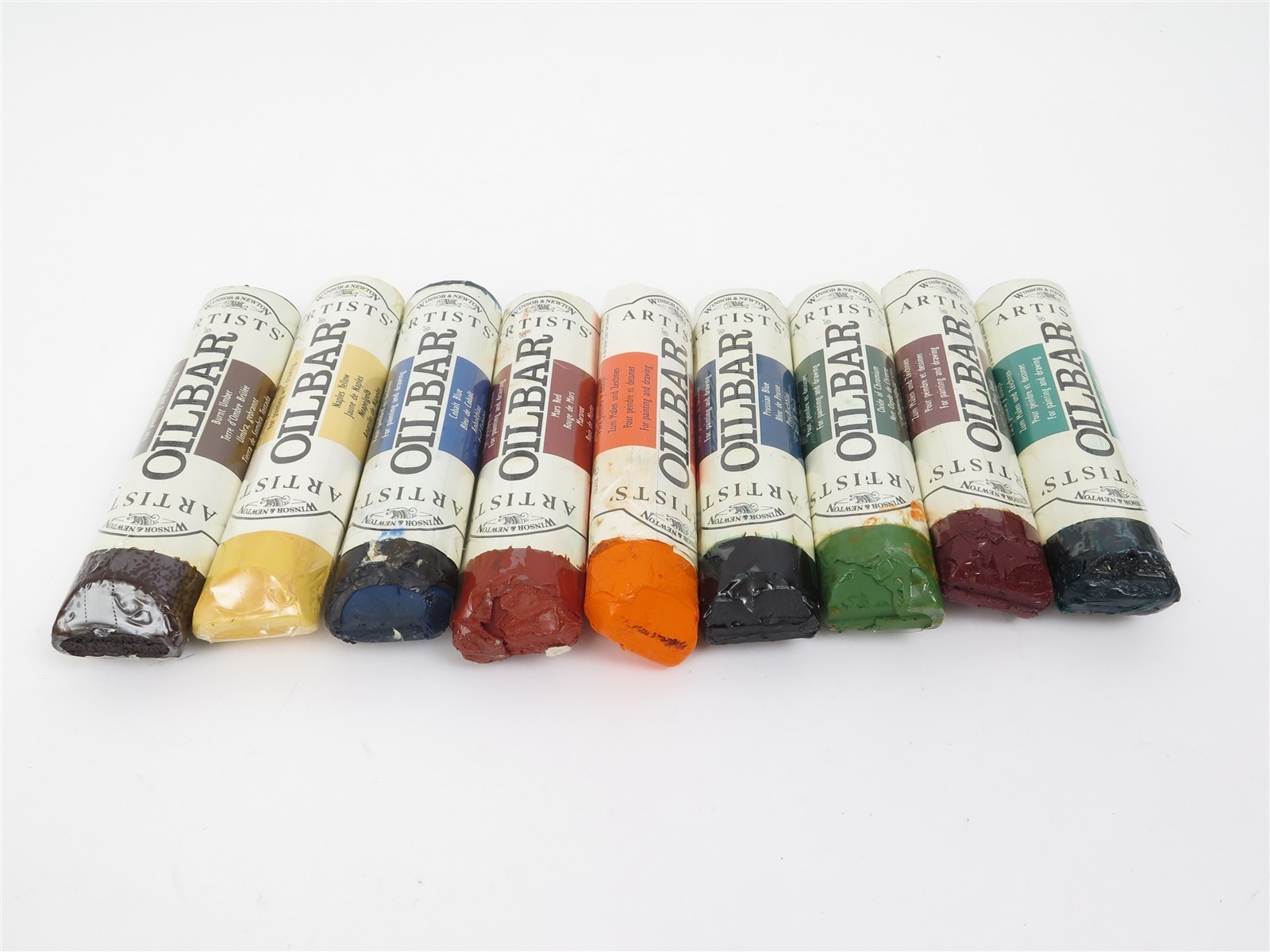 Winsor & Newton Pre-owned XL Artists’ OILBAR Stumps 165ml 9 Colors