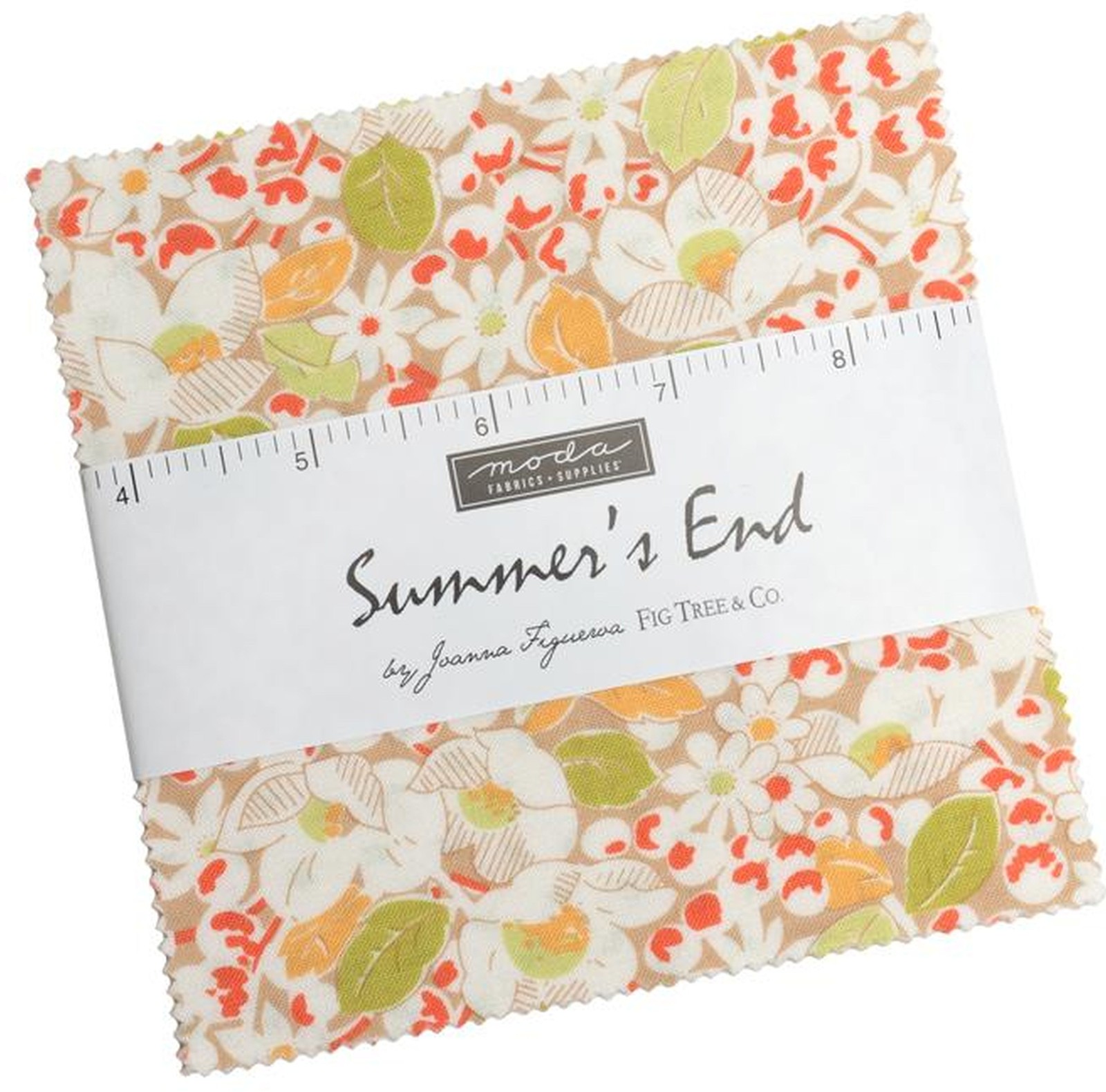 Summer’s End Moda Charm Pack, 100% Cotton 5-inch Precut Fabric Squares (42 pcs)