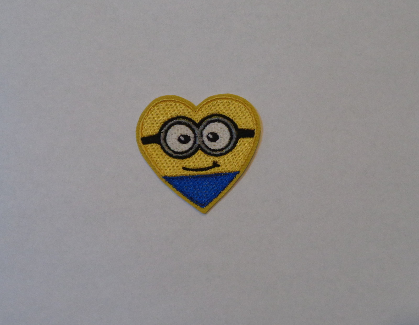 Despicable Me “Minion Heart”- Iron-On Embroidered Patch