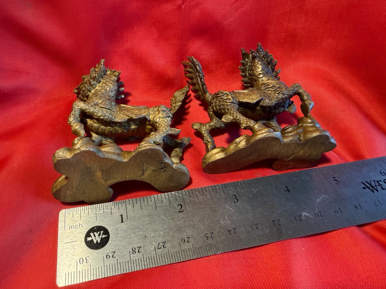 1 Pair Bronze Rider Collectible