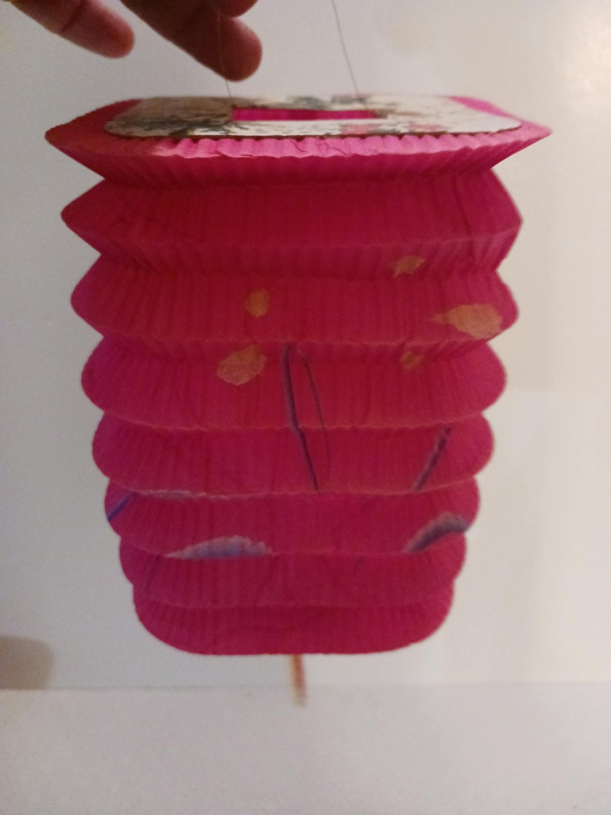 11 Vtg Chinese Accordian Paper Lanterns – Butterflies, Pointsettias, Flowers