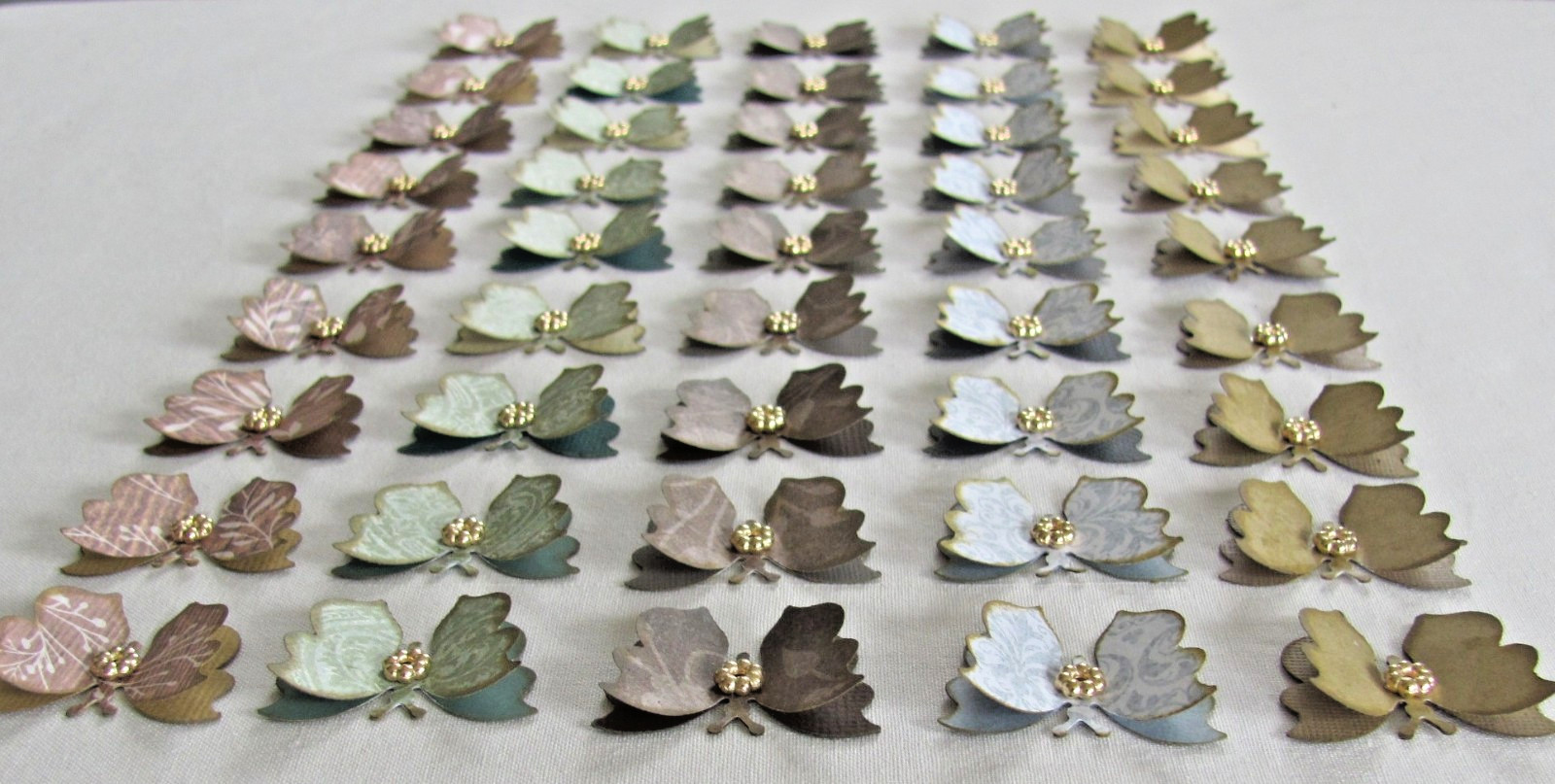 Handmade Butterfly Paper Embellishments 45 Scrapbooking Junk Journals Cards