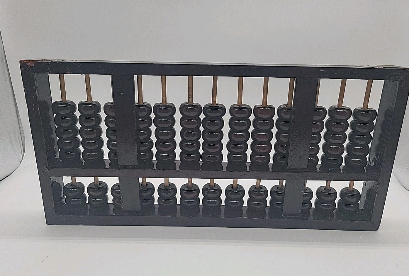 VINTAGE PEONY BRAND ABACUS WOOD & BRASS PEOPLE’S REPUBLIC OF CHINA – SEE PHOTOS