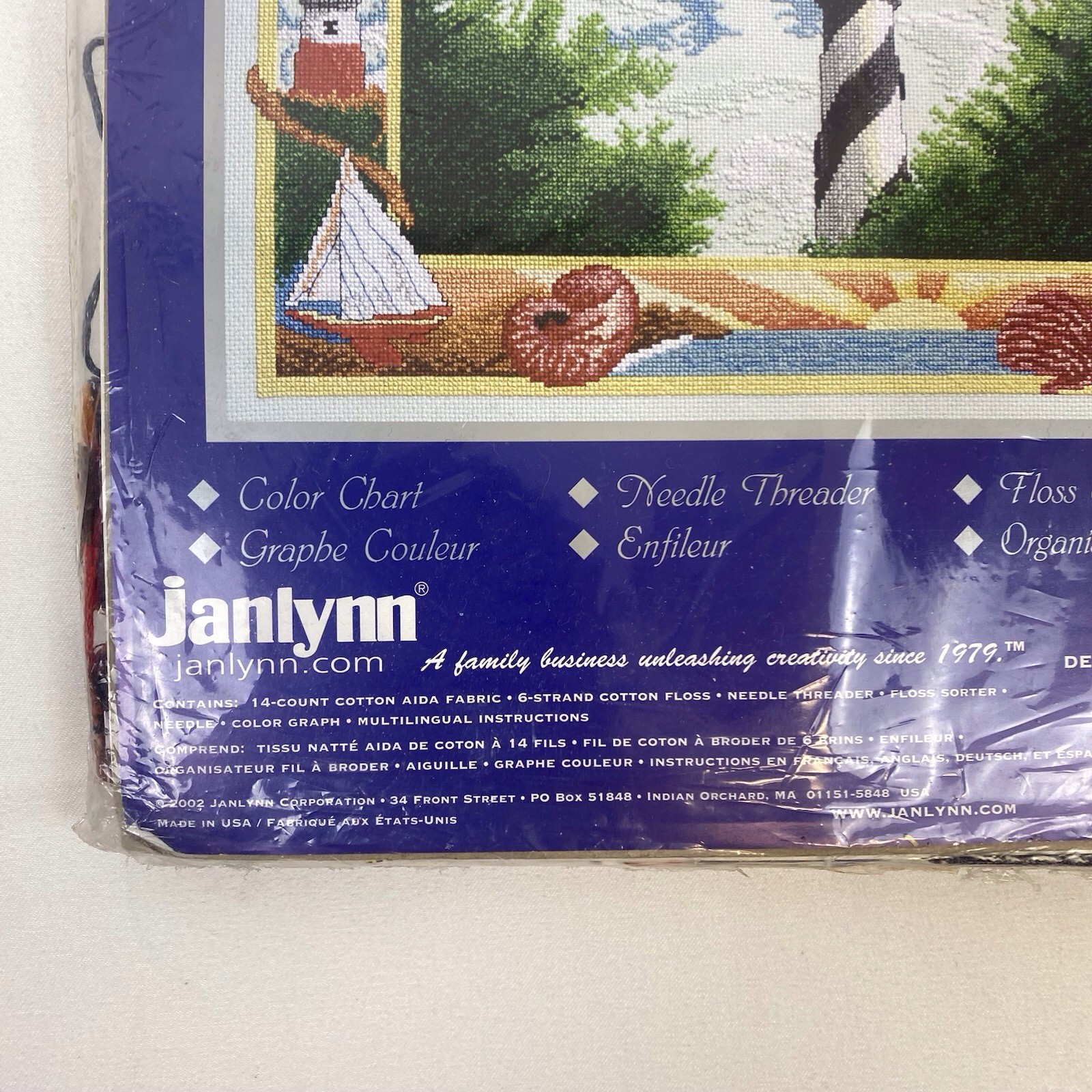 Janlynn Platinum Collection 010-0301 Nautical Sampling Counted X-Stitch Kit New