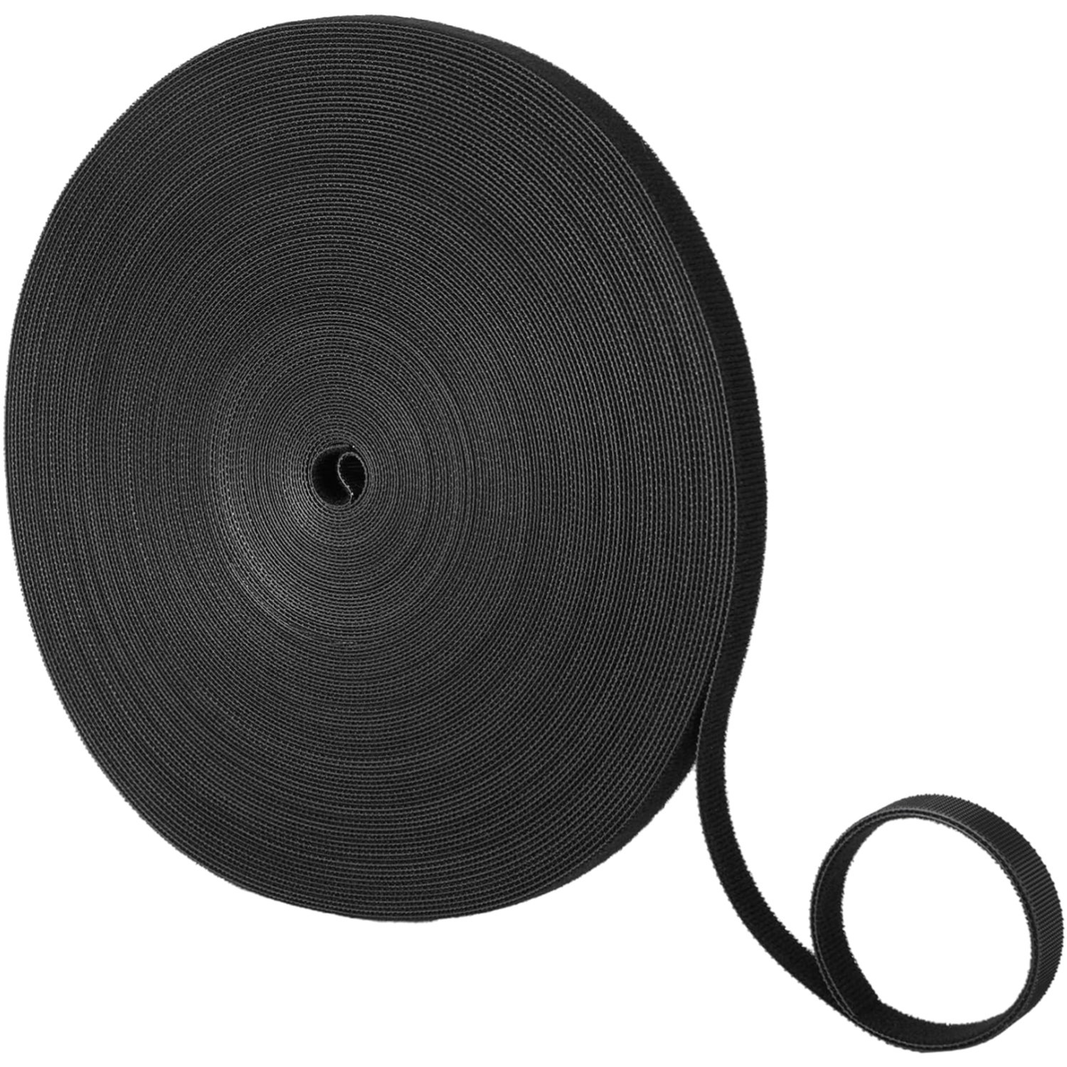 1/2In X 100Ft Hook and Loop Roll | Double-Sided Strips Self-Gripping Straps