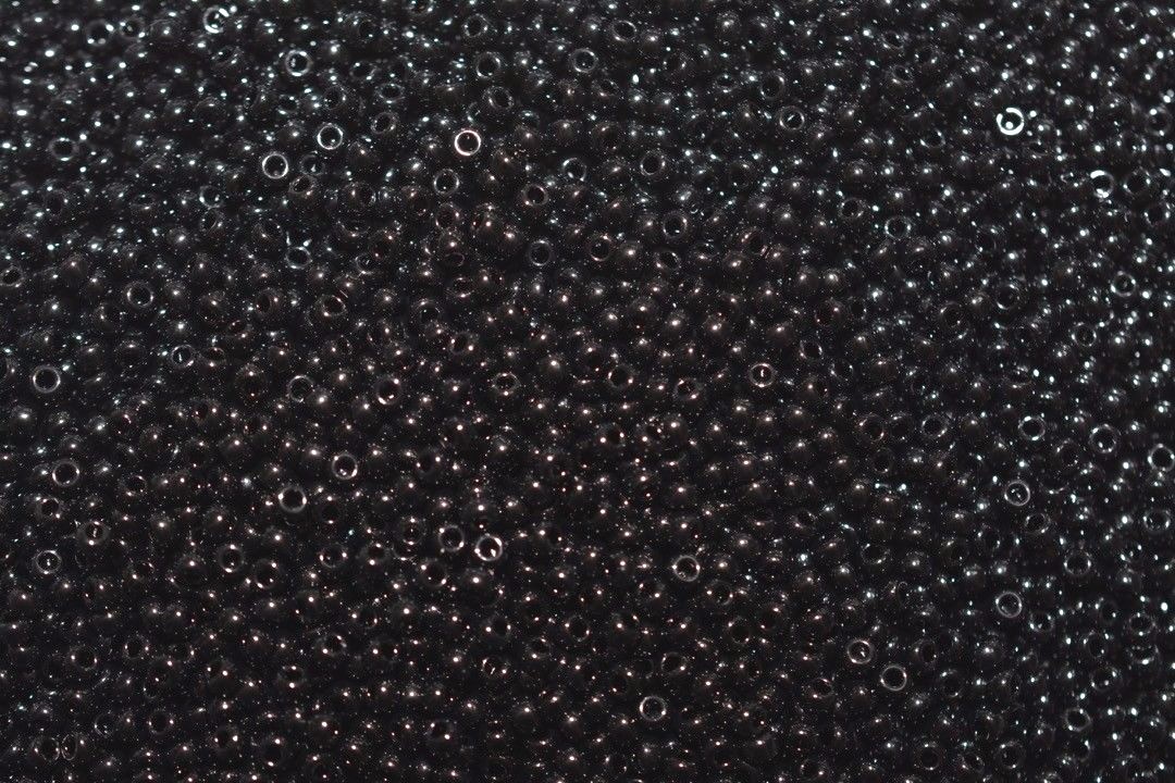 Miyuki Seed Beads 8/0 – Opaque Black
