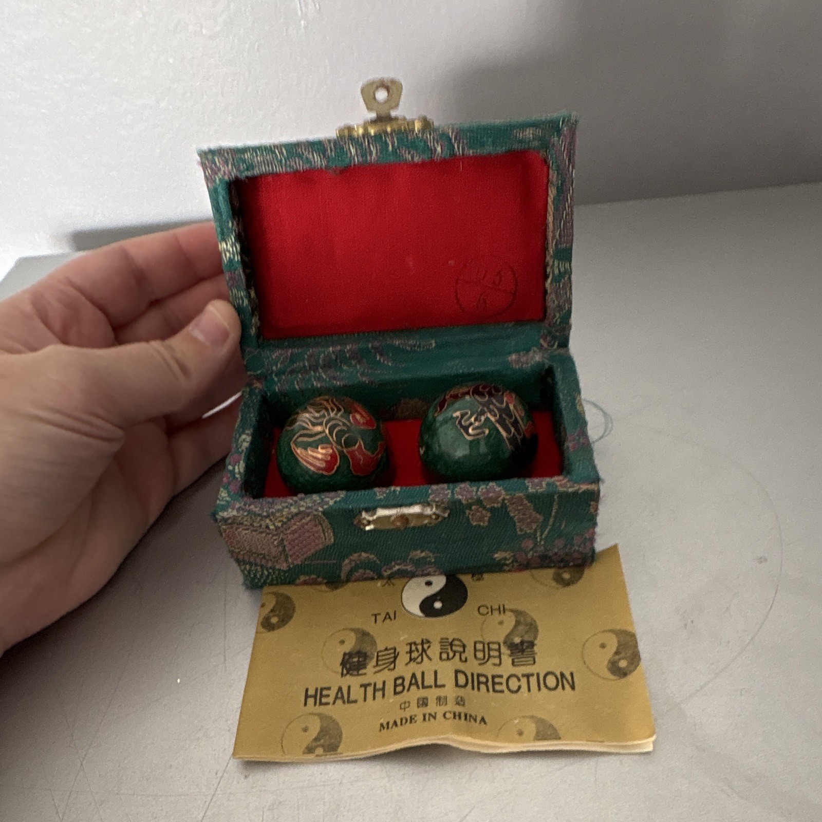 TAI CHI Health Ball Made In China with Original Box Good Condition