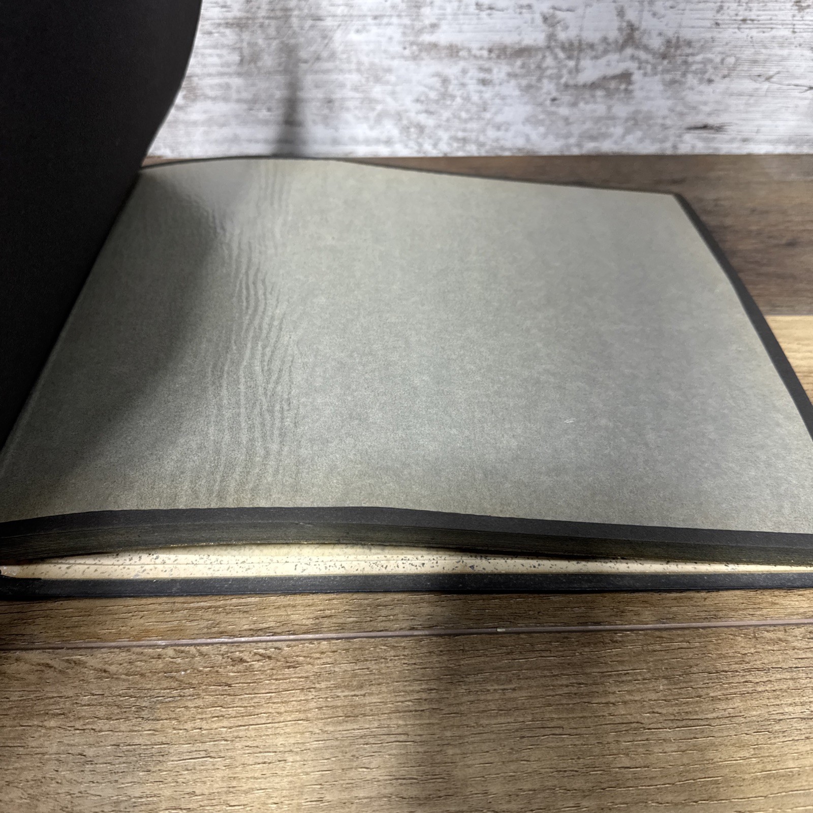 Vintage 1950s Japanese Photo Album – Black Lacquer