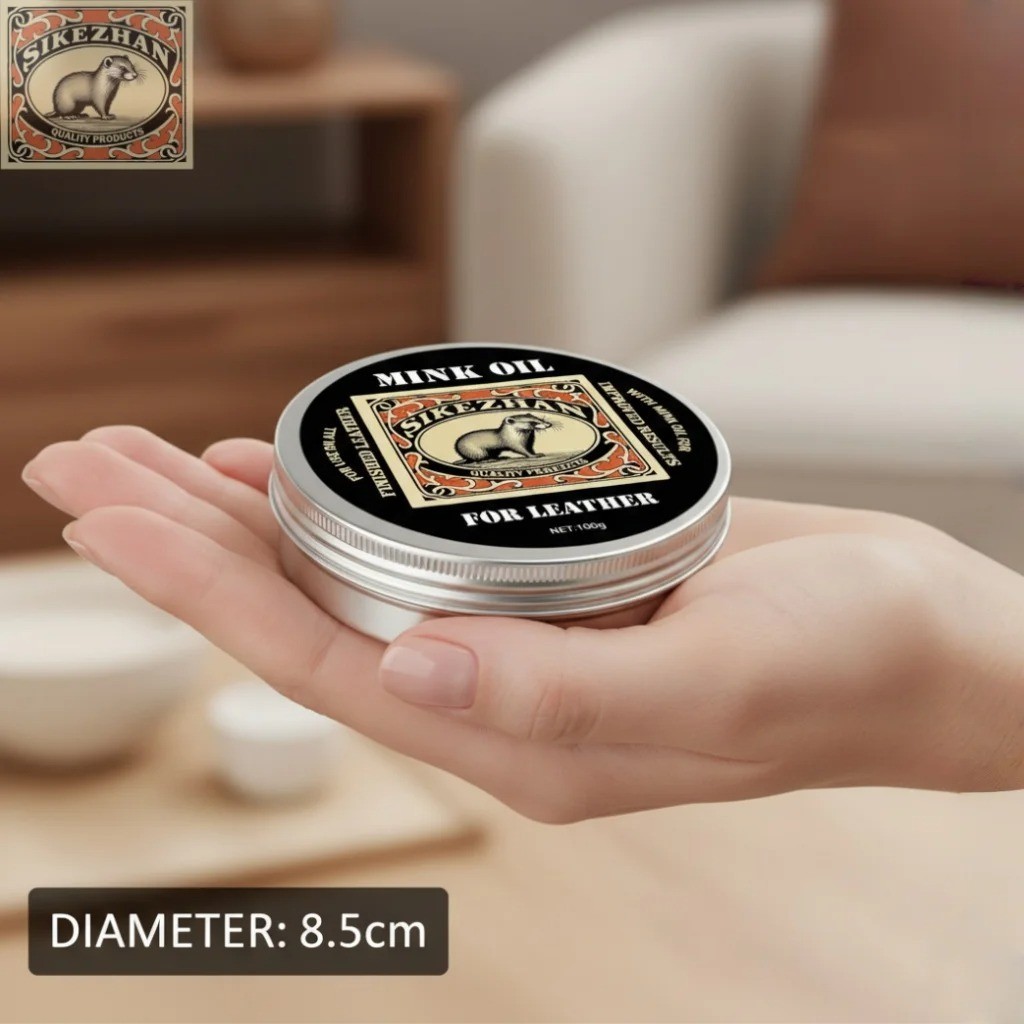 Mink Oil Leather Conditioner Balm Natural Odorless Cream for Shoes Boots Bags So