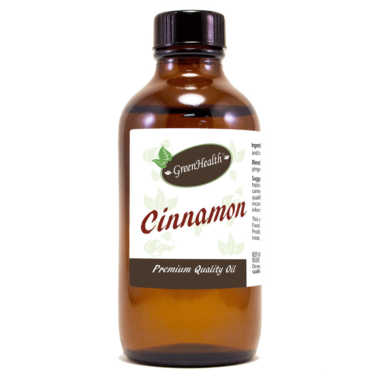 4 fl oz Cinnamon Essential Oil in Amber Glass Bottle