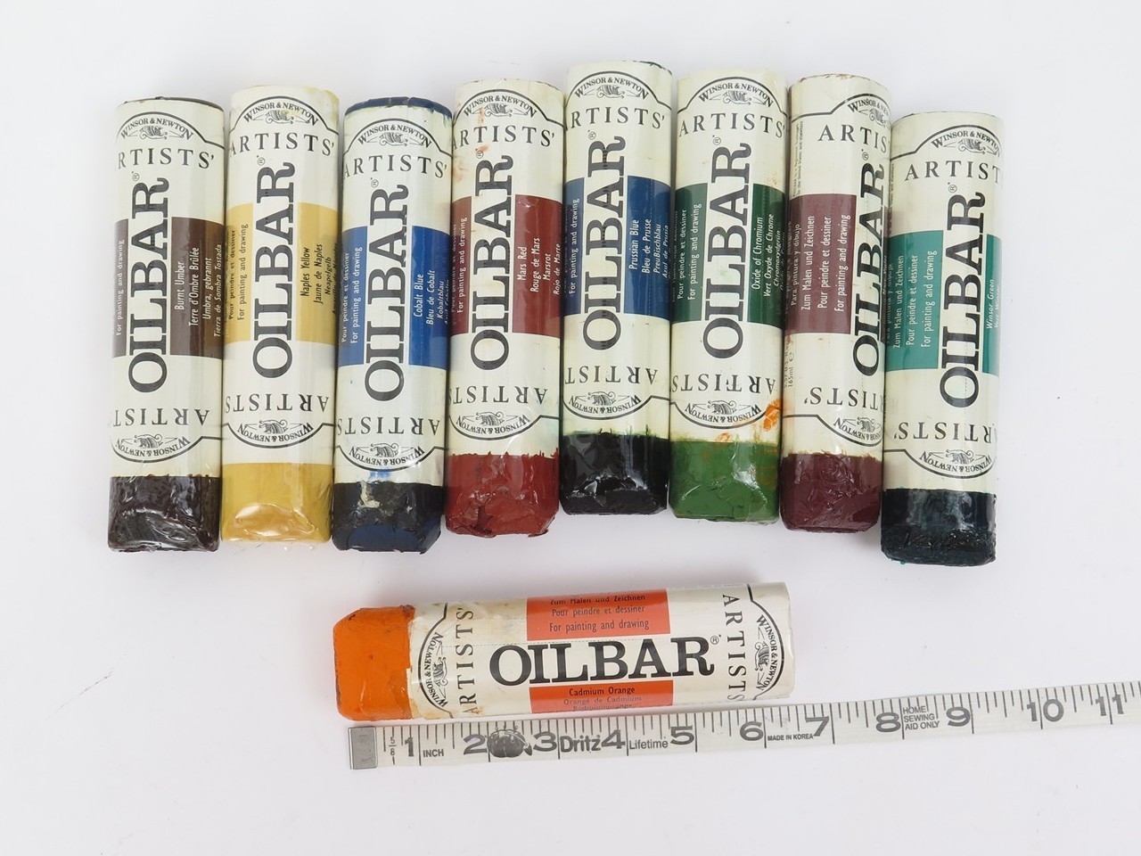 Winsor & Newton Pre-owned XL Artists’ OILBAR Stumps 165ml 9 Colors