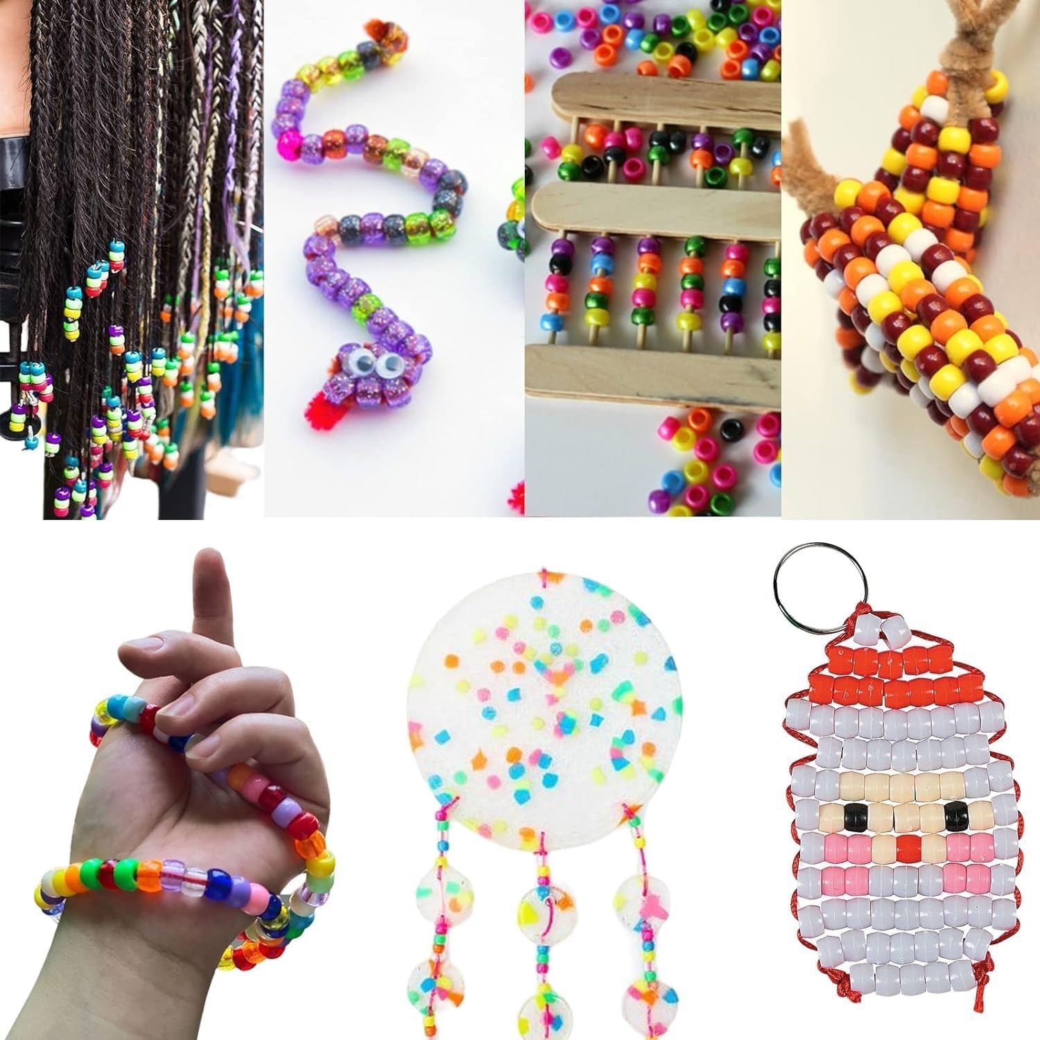 6000+PCS Clay Beads Kit, 24 Colors DIY Jewelry & Bracelet Making for Teen Girls