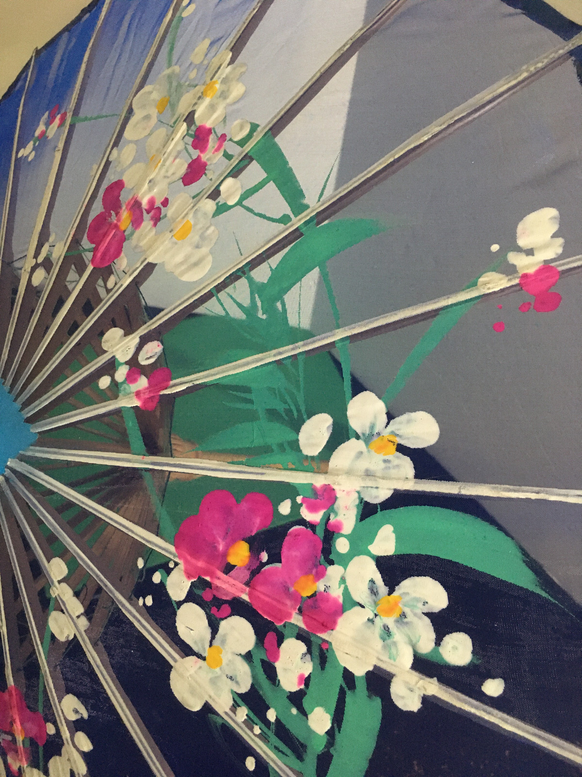 BLUE CHINESE SMALL PARASOL – NEW, NEVER USED