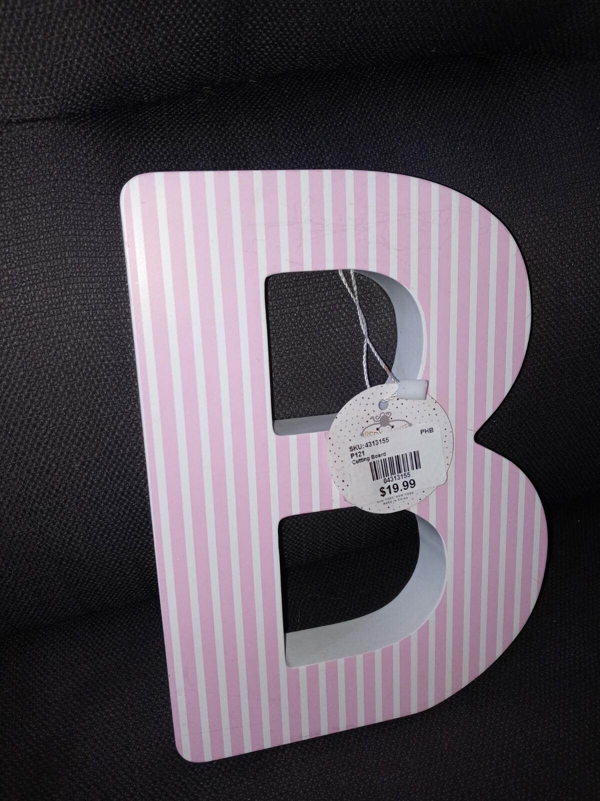 Pier 1 Pink Wooden Letter B-Brand New-SHIPS N 24 HOURS
