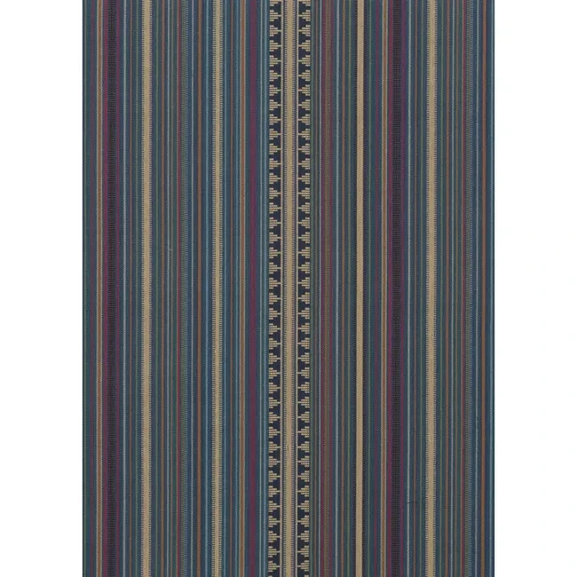 Mulberry Woven Cotton Stripe Uphol Fabric- Pageant Stripe Teal 2.25 yd FD756.R11