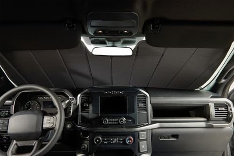 UVS100 Custom Sunscreen for 2014 Without Lane Departure Warning Silver