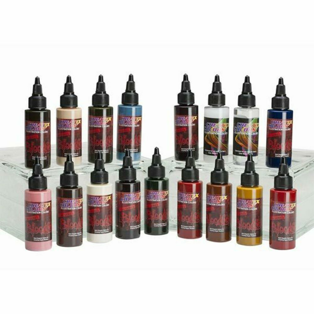 Createx Illustration Colors Bloodline Acrylic Airbrush Paint, 2oz Bottle