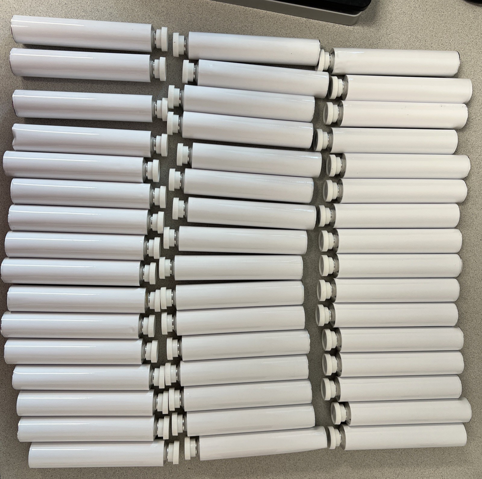 48 Empty Aluminum Paint Tubes 45ml DYI Toothpaste, Lotions, Paints, Travel Size