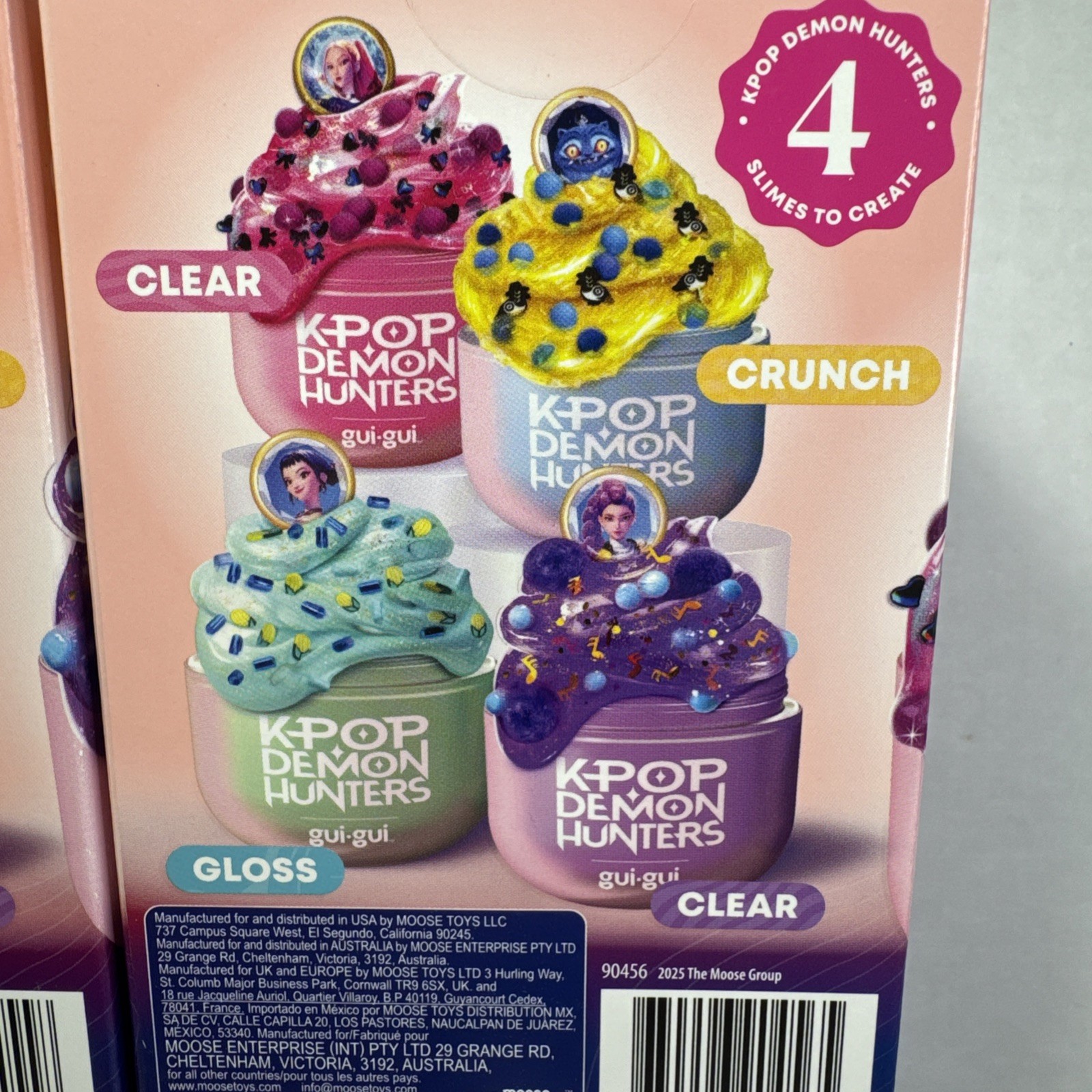 gui-gui Netflix K-Pop Demon Hunters Slime Kit Lot of 4 New Beautify Your Slime