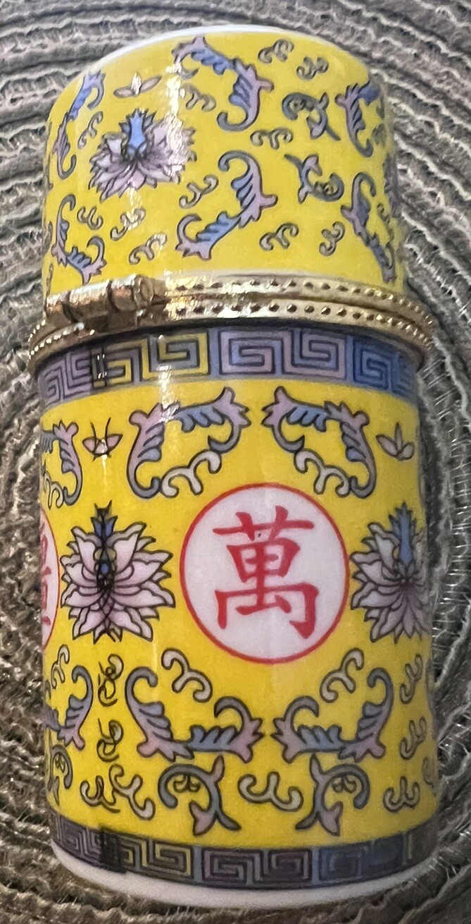 Vintage Ceramic Toothpick Holder YELLOW, FUNCTIONAL & UNIQUE/Toothpicks Included