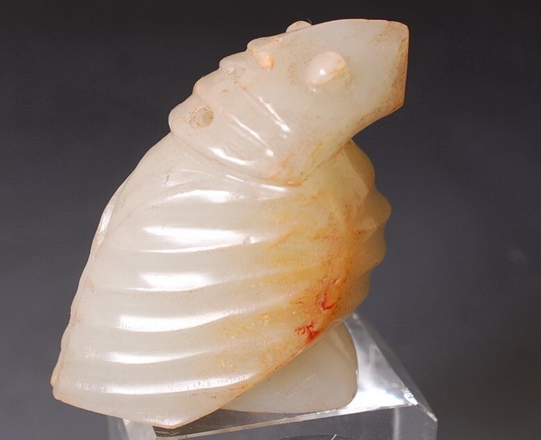 ELEGANT Chinese jade culture BIRD PiXie Pendant!