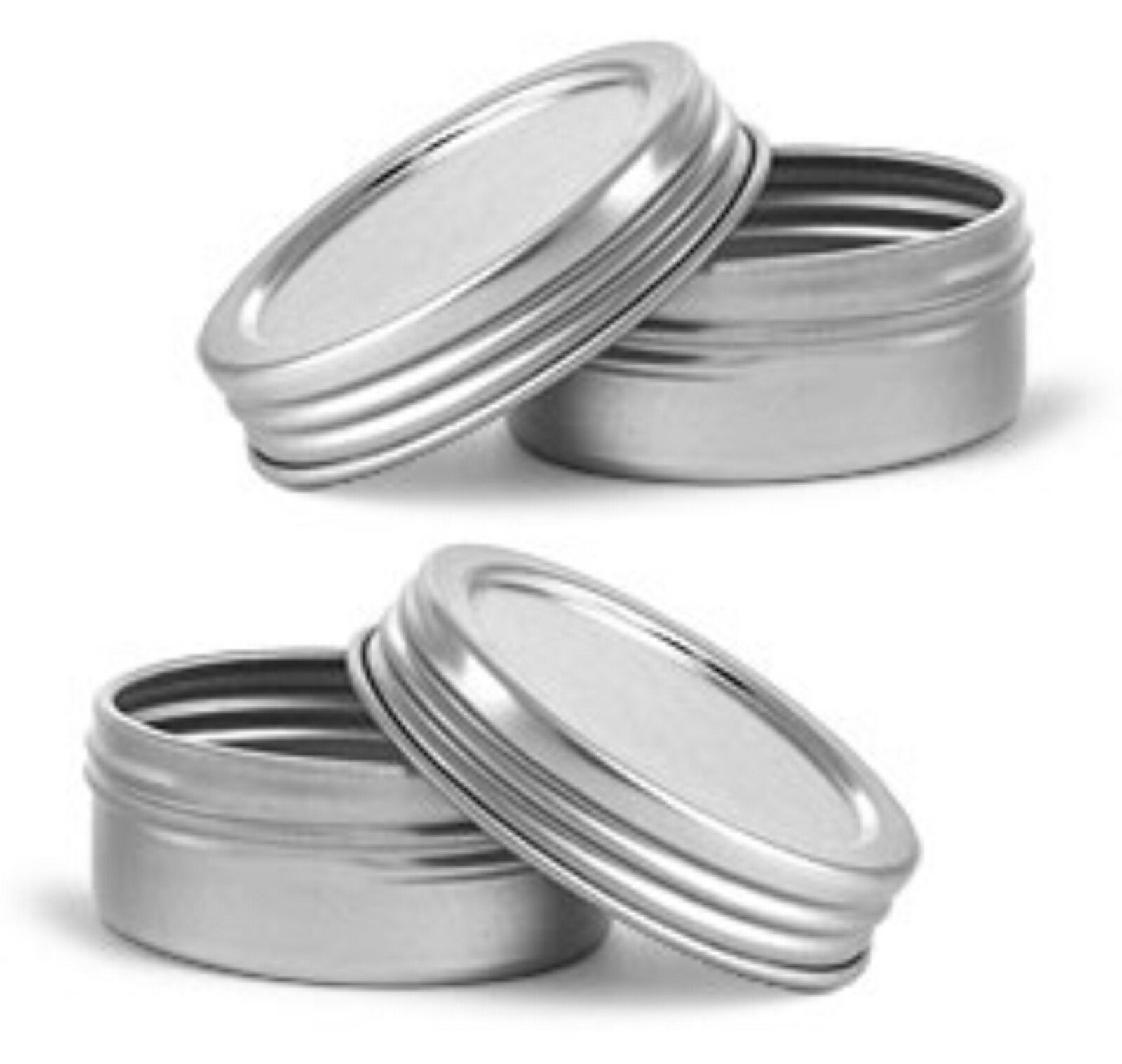 MagnaKoys® Tiny Round w/Threaded Screw Top Tins – 1/2 ounce ** A Baker’s Dozen**
