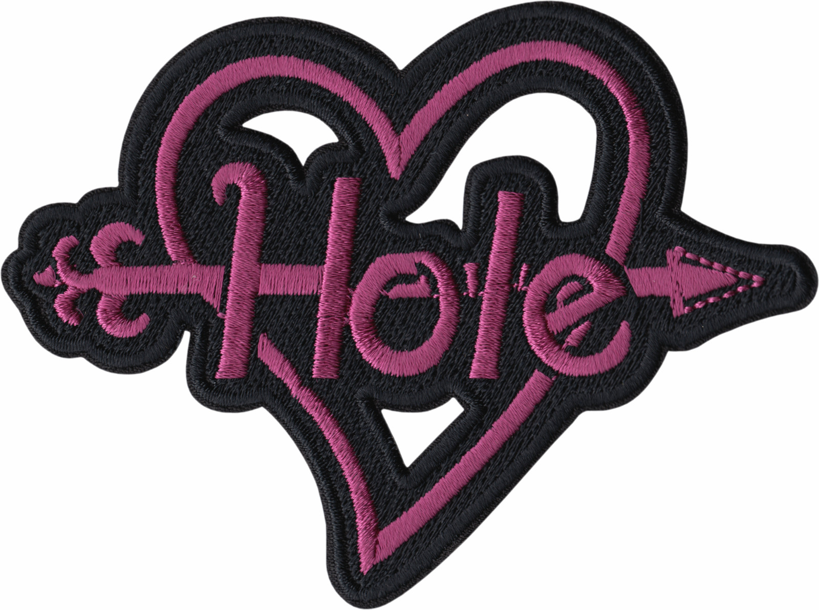 Patch – Hole Heart Arrow Logo Courtney Love Rock Band Embroidered Iron On #89178