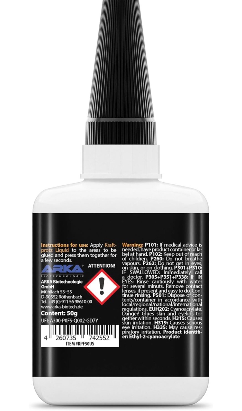 German Strong Super Glue Anti Drying Tip Gorilla Strong 1.76oz SAME DAY SHIPPING