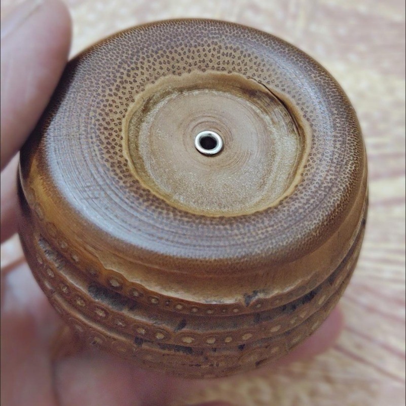 Vintage Bamboo Root Incense Holder Burner Incense Stick Stand 5.5cm