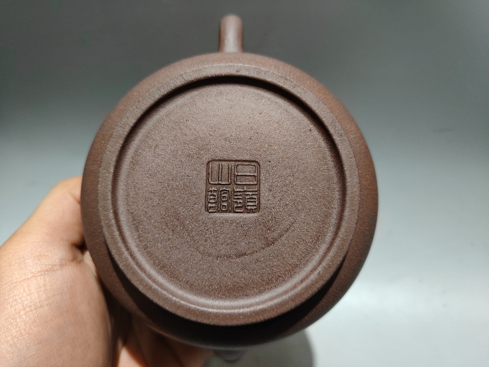 6.2″ Yixing Zisha Pottery Jiangpo Clay 360CC Deep Regular Script Carving Teapot