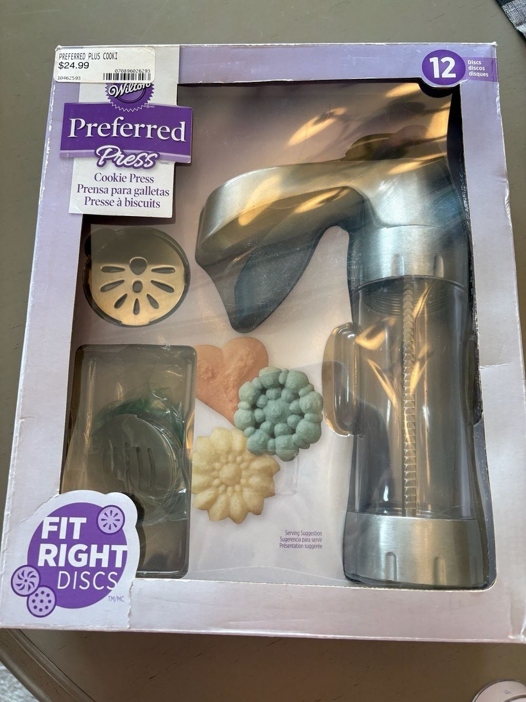Wilton Preferred Press Cookie Press with 12 Discs