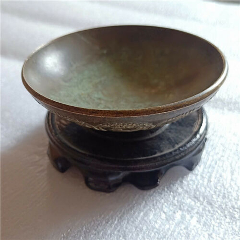 Chinese Fengshui Antique Crafts Chinese Zodiac Brass Old Copper Antique Bowl