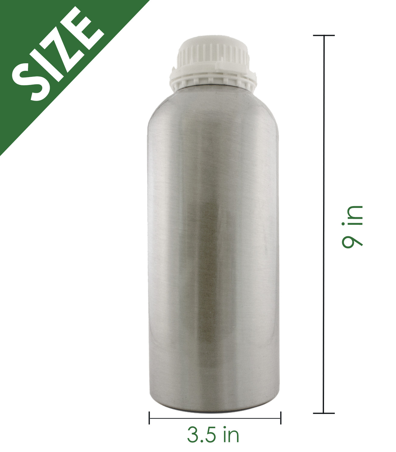 32 fl oz Camphor White Essential Oil (100% Pure & Natural) in Aluminum Bottle