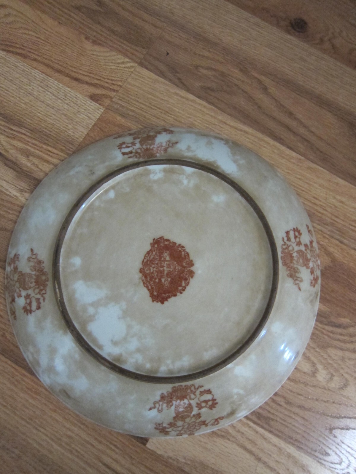 Vintage Chinese Asian circa early 20th Century Multi Colored Porcelain Plate