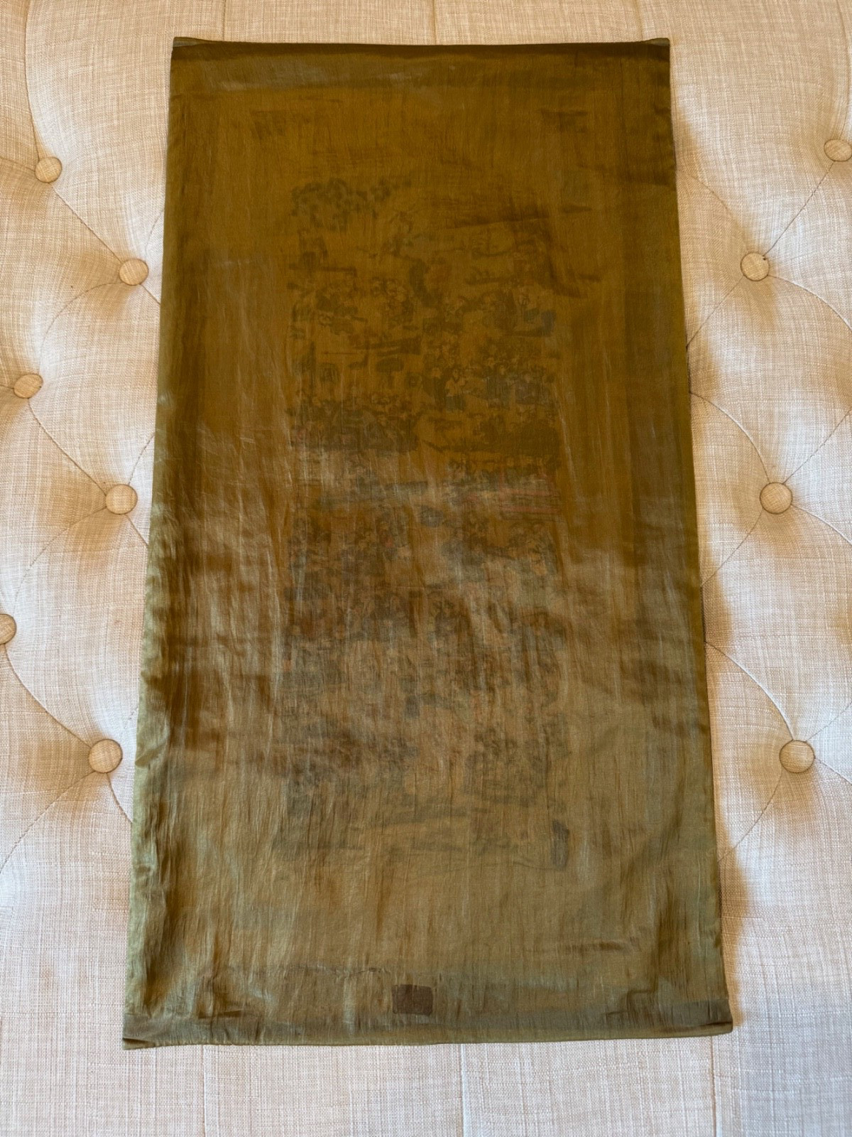 Vintage Chinese Silk Embroidered Textile 100 Children Design