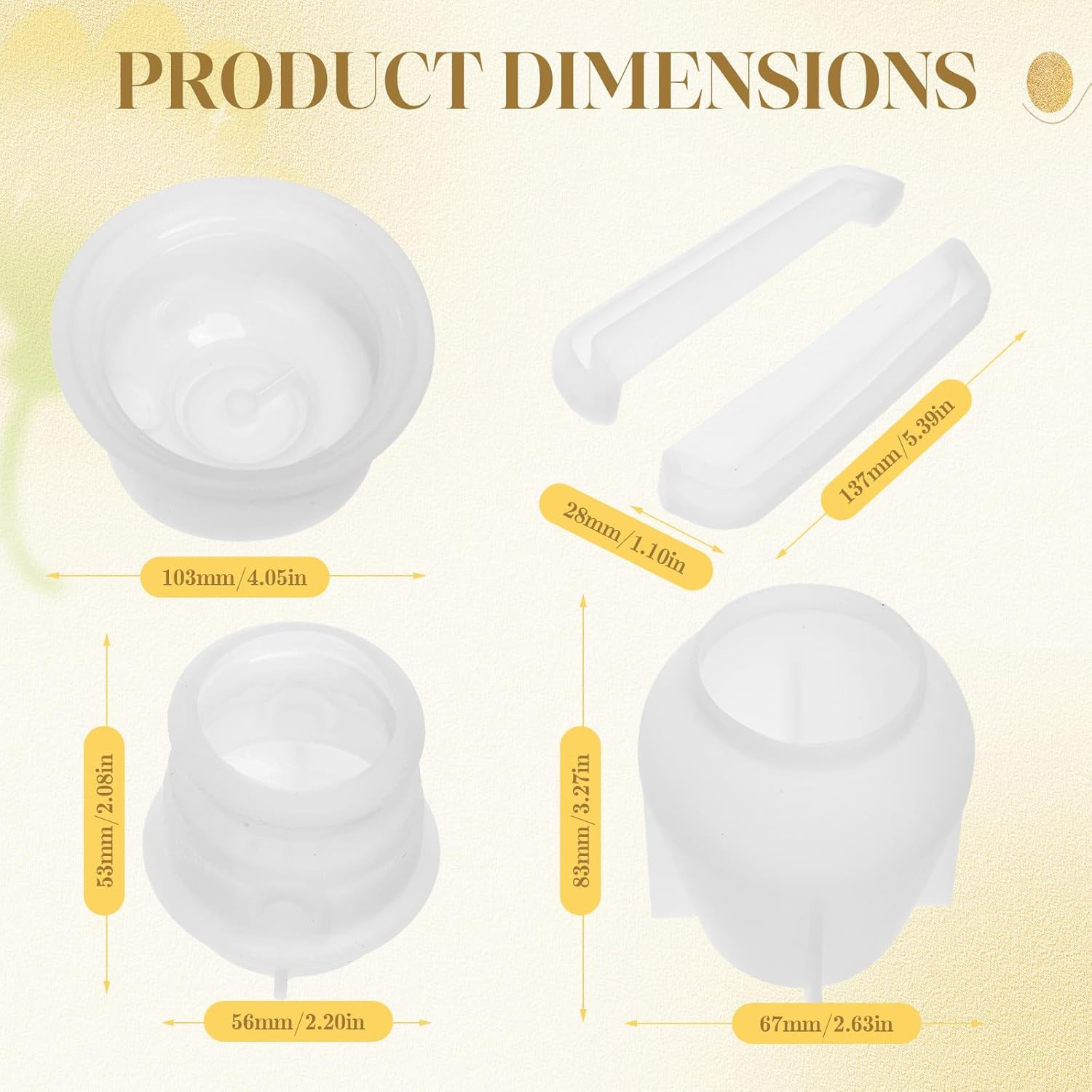 1 Set Oil Lamp Silicone Mold for Resin Casting Kerosene Oil Lamp Silicone Mol…