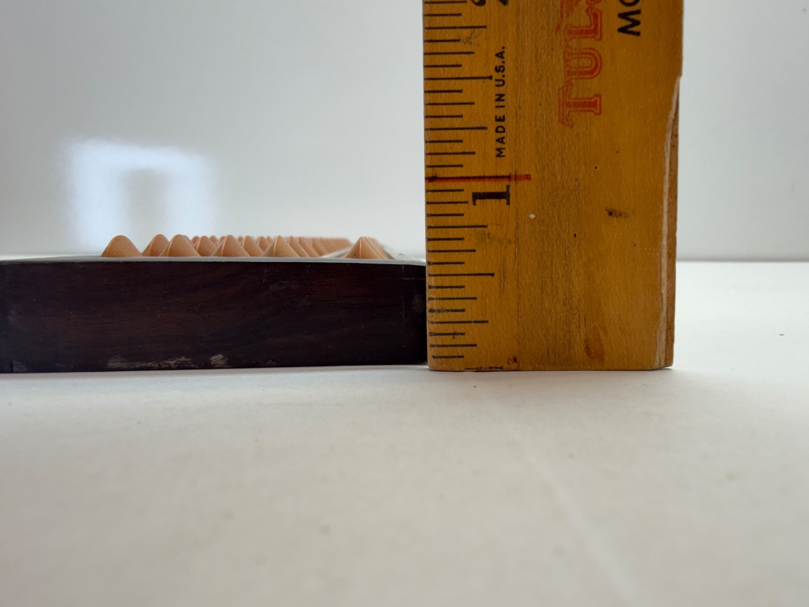 VTG Chinese Japanese Asian Solid ROSEWOOD Abacus 17 Row 85 Bead