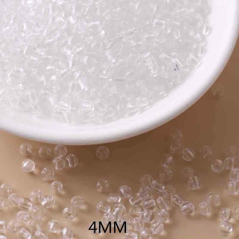 Plastics Transparent Beads Round Clear Beads Jewellery Making Crafts 4 5-30mm