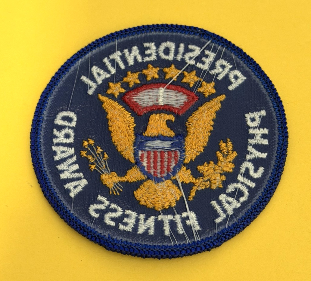 NEVER USED~VINTAGE 1970’S~ PRESIDENTIAL PHYSICAL FITNESS AWARD~PATCH~HIGH SCHOOL
