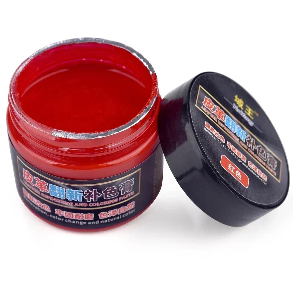 50g Leather Dye Pigment Liquid Repair Paint for Car Seats Bags Shoes Sneakers