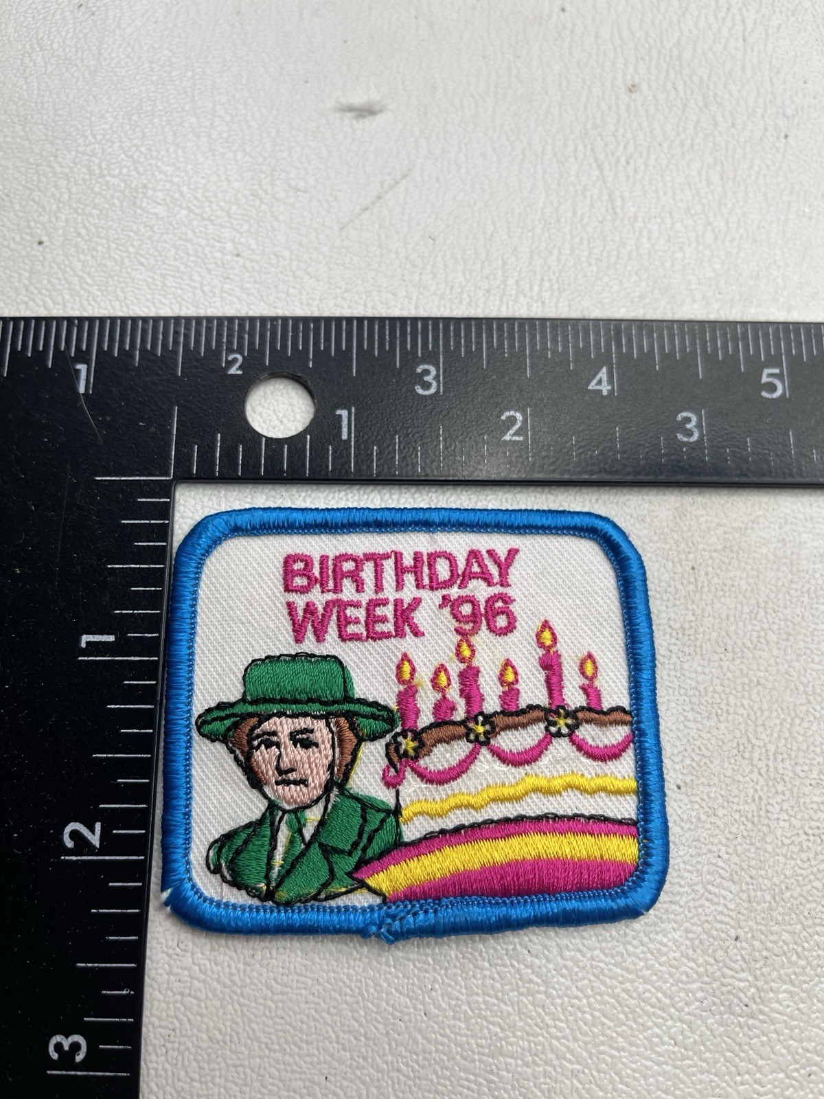 1996 Girl Scouts BIRTHDAY WEEK ‘96 Patch T163