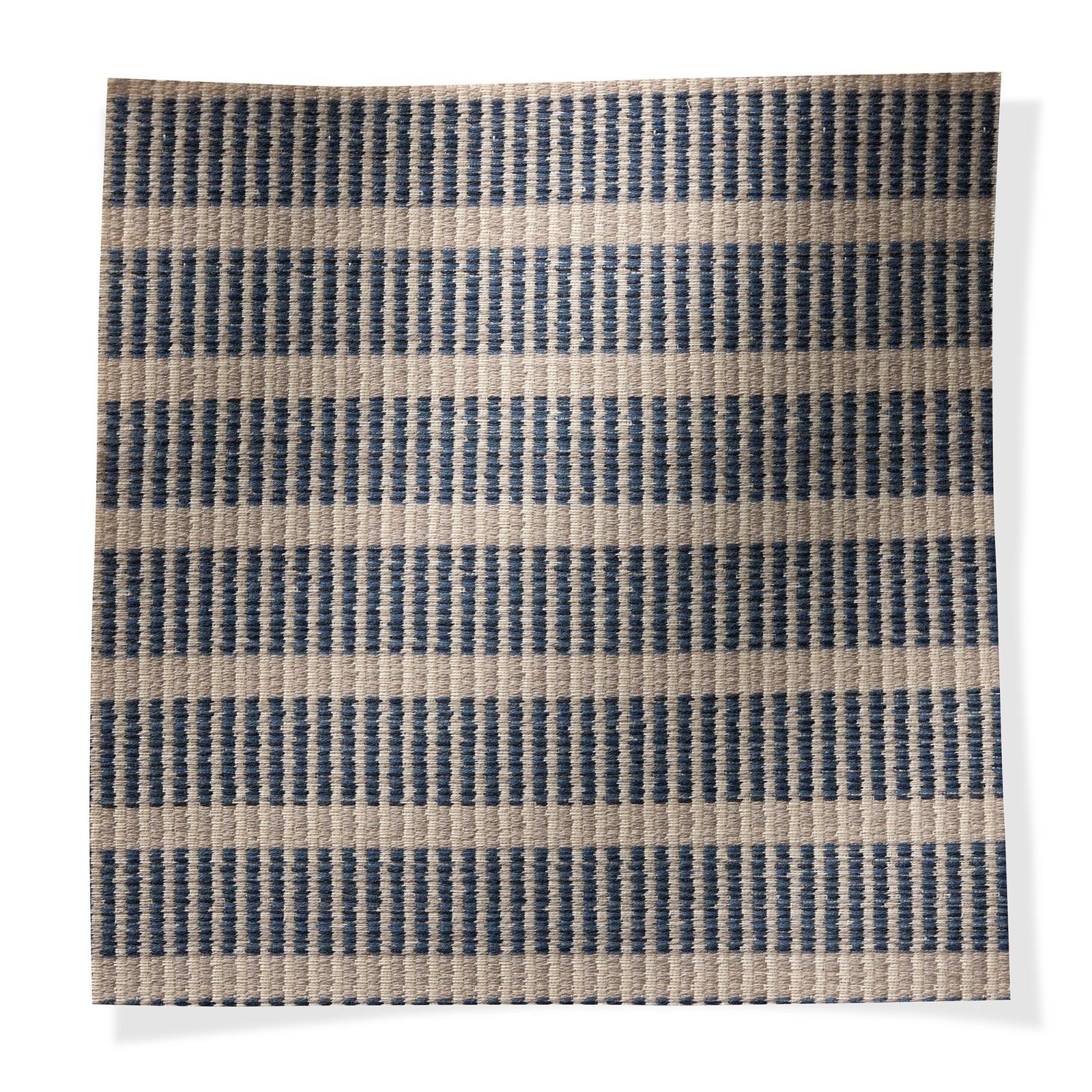 Rose Tarlow Outdoor Stripe Fabric- Linden Allee Belgian Bluestone 2.9 yd 2924/06